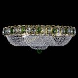 Люстра Водоворот Купол под бронзу Зеленый в Кирове