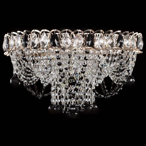 Люстра Водоворот Ольга шар черная в Кирове Гусь Хрустальный