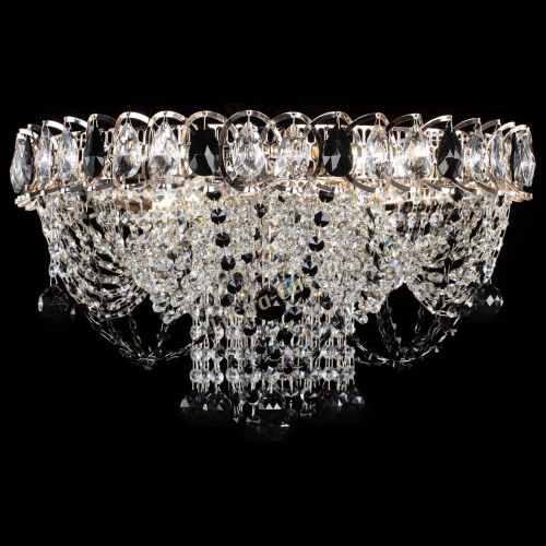 Люстра Водоворот Ольга шар черная в Кирове Гусь Хрустальный