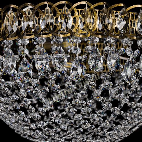 Люстра Водоворот Сетка под бронзу в Кирове Гусь Хрустальный