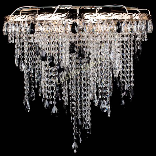 Люстра Вьюга черная в Кирове Гусь Хрустальный