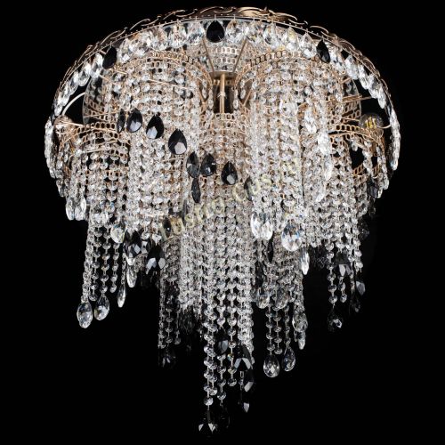 Люстра Вьюга черная в Кирове Гусь Хрустальный