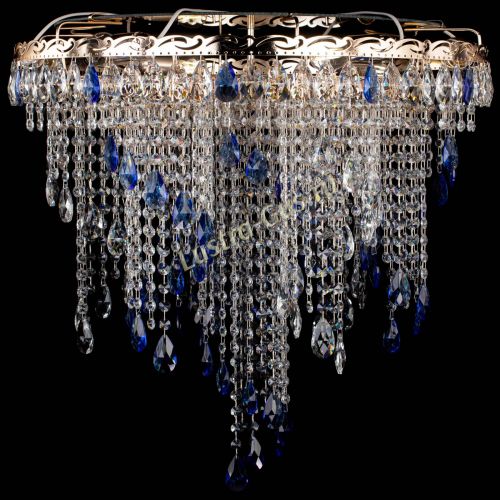 Люстра Вьюга синяя в Кирове Гусь Хрустальный