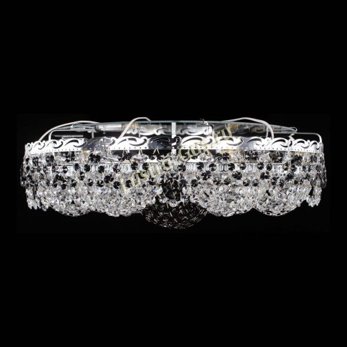 Люстра Вьюга №3 черная в Кирове Гусь Хрустальный