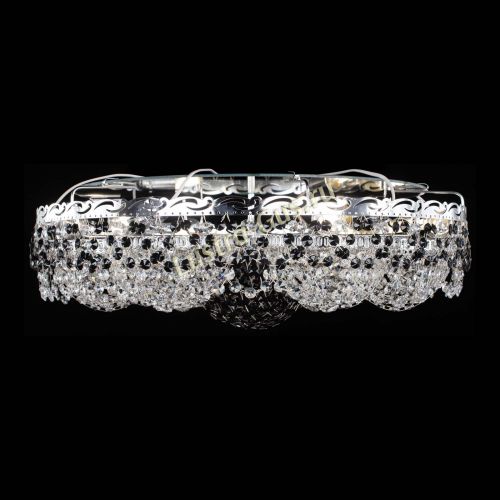 Люстра Вьюга №3 черная в Кирове Гусь Хрустальный