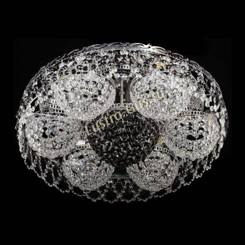 Люстра Вьюга №3 черная в Кирове Гусь Хрустальный