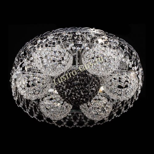 Люстра Вьюга №3 черная в Кирове Гусь Хрустальный