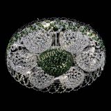 Люстра Вьюга №3 зеленая в Кирове