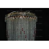 Люстра Вьюга длинная красная в Кирове