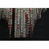 Люстра Вьюга длинная красная в Кирове