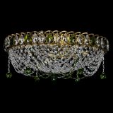 Люстра Жасмин №1 под бронзу зеленая в Кирове