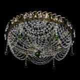 Люстра Жасмин №1 под бронзу зеленая в Кирове