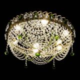 Люстра Жасмин №1 под бронзу зеленая в Кирове