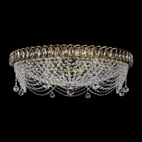 Люстра Жасмин №1 - 700 мм под бронзу в Кирове Гусь Хрустальный