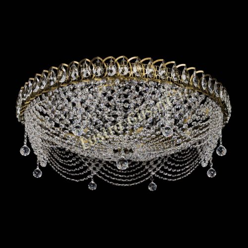 Люстра Жасмин №1 - 700 мм под бронзу в Кирове Гусь Хрустальный