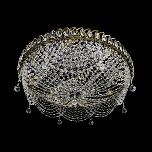 Люстра Жасмин №1 - 700 мм под бронзу в Кирове Гусь Хрустальный