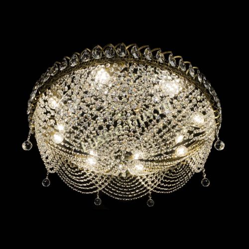 Люстра Жасмин №1 - 700 мм под бронзу в Кирове Гусь Хрустальный