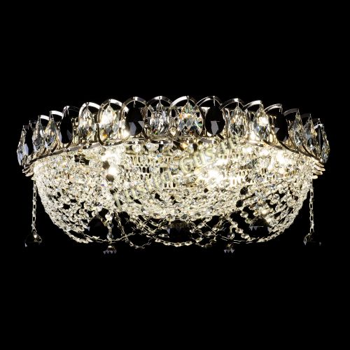 Люстра Жасмин №1 черная в Кирове Гусь Хрустальный