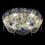 Люстра Жасмин №1 синяя в Кирове