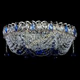 Люстра Жасмин №1 синяя в Кирове