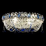 Люстра Жасмин №1 синяя в Кирове