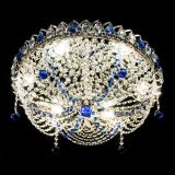 Люстра Жасмин №1 синяя в Кирове