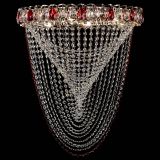 Люстра ﻿Жасмин Веер красная в Кирове