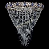 Люстра ﻿Жасмин Веер синий в Кирове