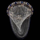 Люстра ﻿Жасмин Веер синий в Кирове