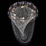 Люстра ﻿Жасмин Веер синий в Кирове