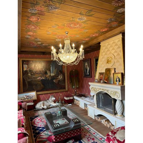 Люстра Елизавета №13 Купол в Кирове Гусь Хрустальный