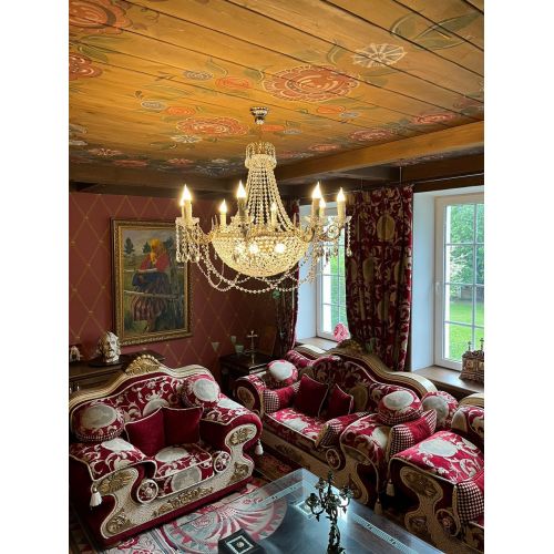 Люстра Елизавета №13 Купол в Кирове Гусь Хрустальный