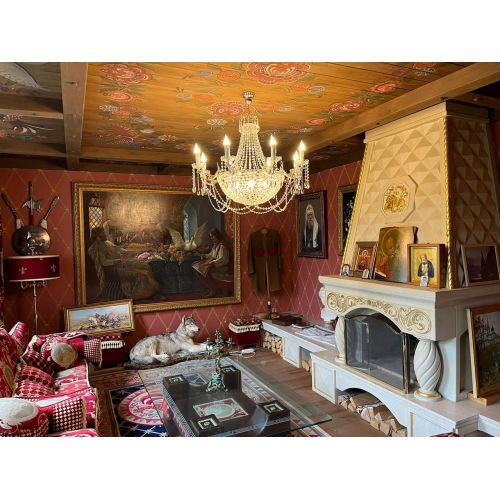 Люстра Елизавета №13 Купол в Кирове Гусь Хрустальный