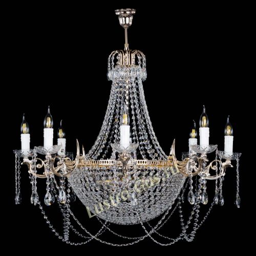 Люстра Елизавета №13 Купол в Кирове Гусь Хрустальный