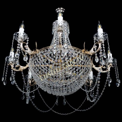 Люстра Елизавета №13 Купол в Кирове Гусь Хрустальный