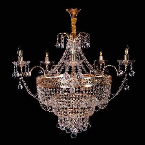 Люстра Валенсия №9 рожковая в Кирове Гусь Хрустальный