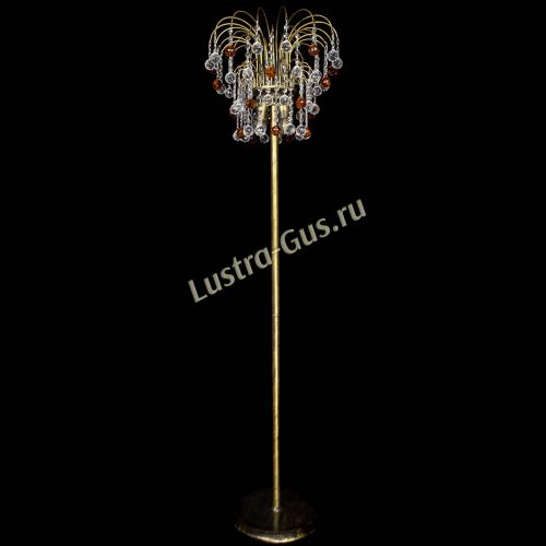 Торшер Агата шар под бронзу Чайный в Кирове Гусь Хрустальный