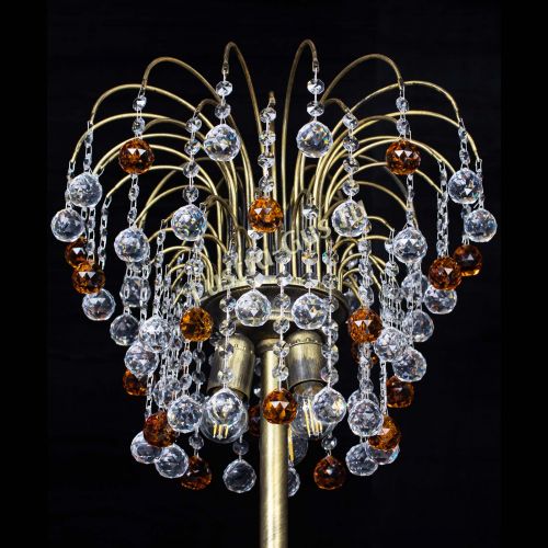 Торшер Агата шар под бронзу Чайный в Кирове Гусь Хрустальный