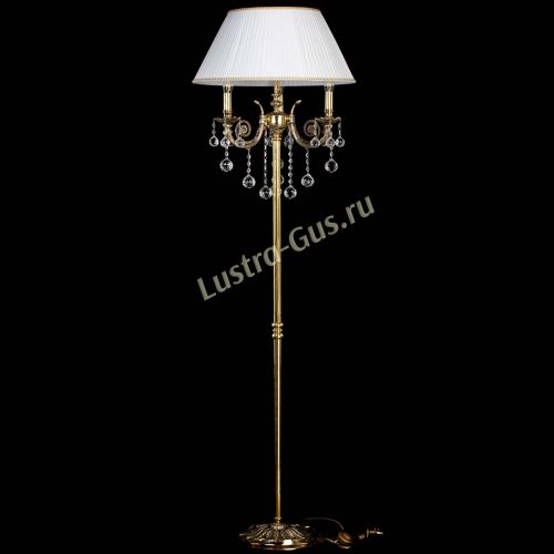 Бронзовый торшер Антик №3/2 шар в Кирове Гусь Хрустальный