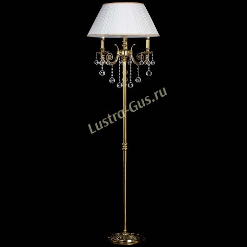 Бронзовый торшер Антик №3/2 шар в Кирове Гусь Хрустальный