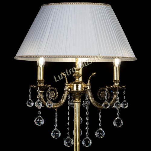 Бронзовый торшер Антик №3/2 шар в Кирове Гусь Хрустальный