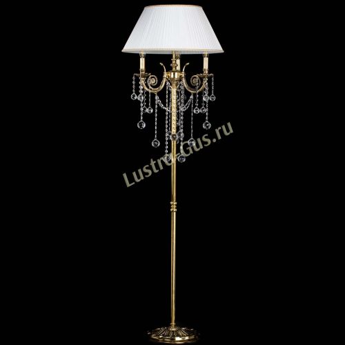 Бронзовый торшер Антик №3 шар в Кирове Гусь Хрустальный