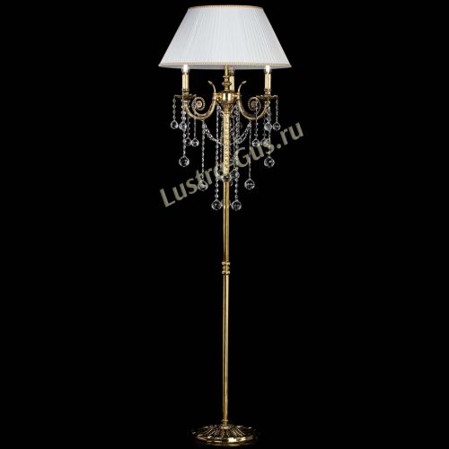 Бронзовый торшер Антик №3 шар в Кирове Гусь Хрустальный