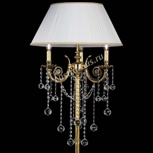 Бронзовый торшер Антик №3 шар в Кирове Гусь Хрустальный