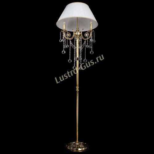 Бронзовый торшер Антик №3 шар в Кирове Гусь Хрустальный