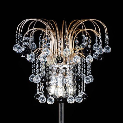 Торшер Акация шар черный в Кирове Гусь Хрустальный