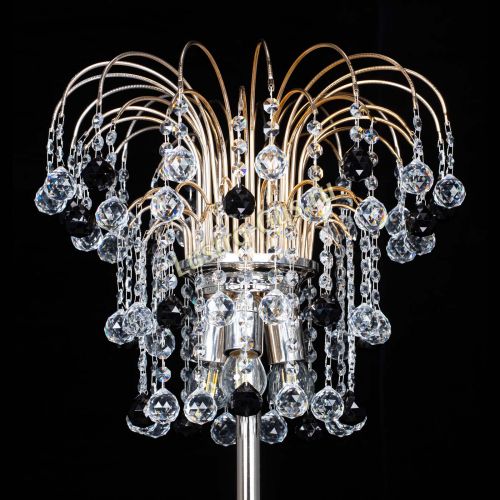 Торшер Акация шар черный в Кирове Гусь Хрустальный