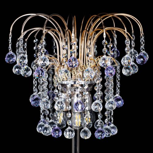 Торшер Акация шар фиолетовый в Кирове Гусь Хрустальный