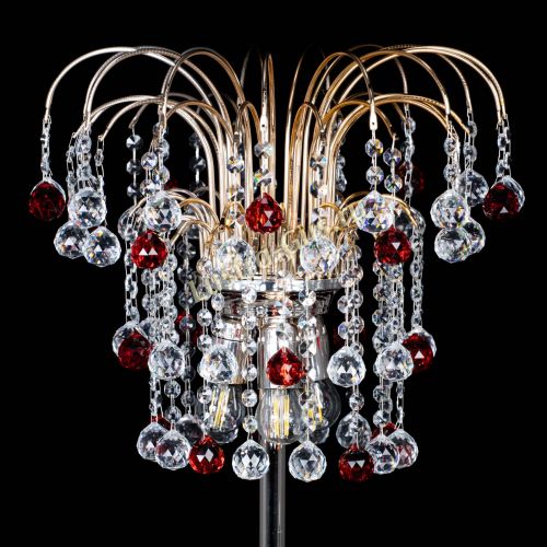 Торшер Акация шар красный в Кирове Гусь Хрустальный