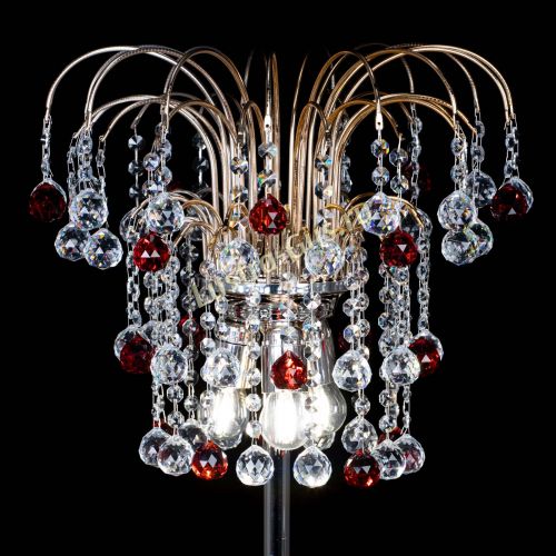 Торшер Акация шар красный в Кирове Гусь Хрустальный